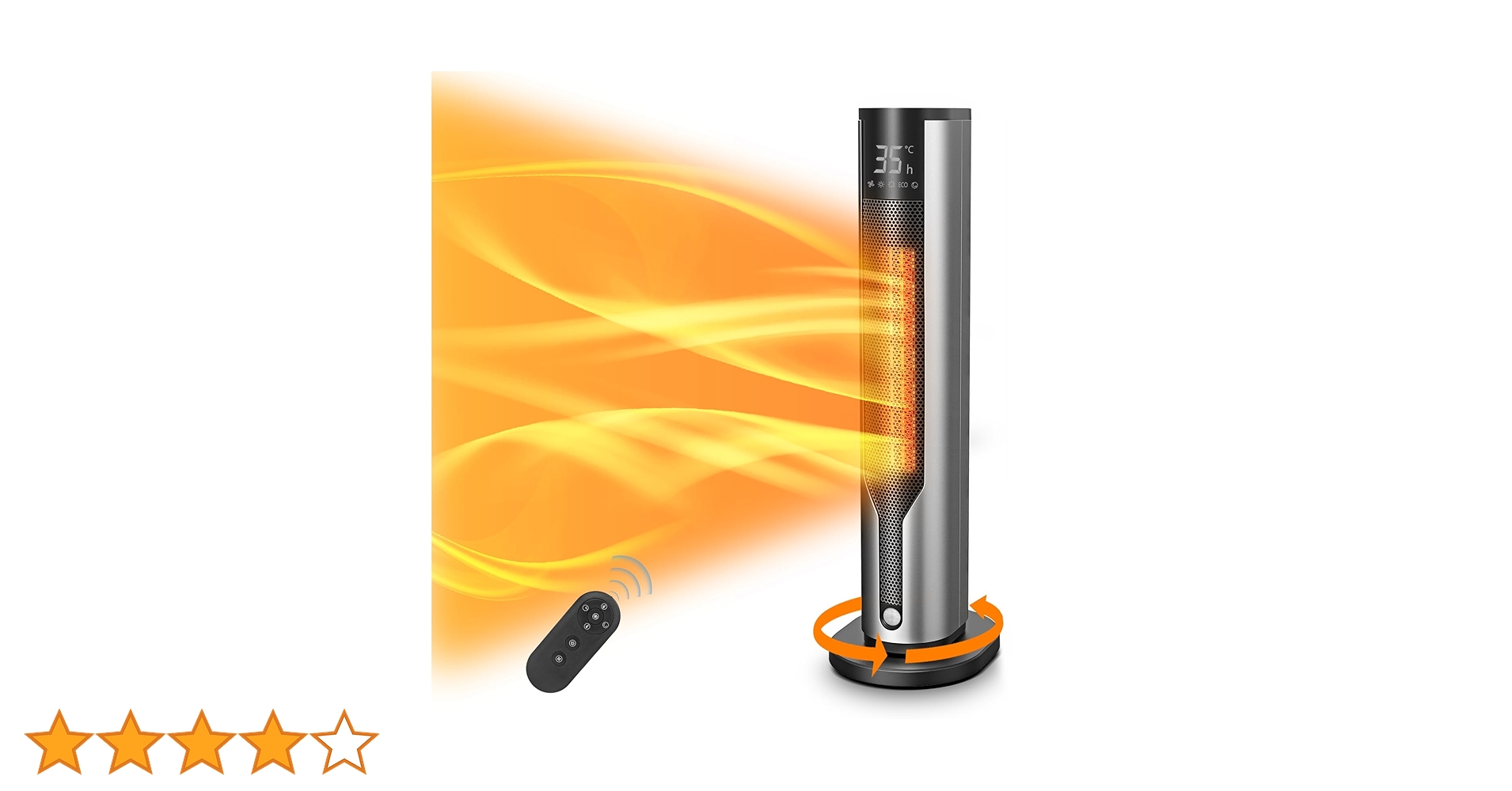 Amazon | セラミックヒーター【人感センサー ECO省エネ 】電気